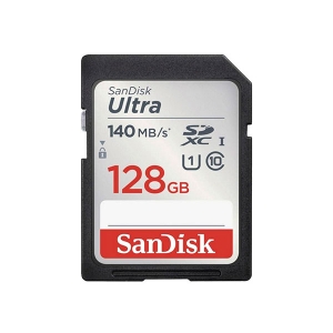 کارت حافظه SDXC سن دیسک مدل Ultra کلاس 10 استاندارد UHS-I U1 سرعت 140MBps ظرفیت 128 گیگابایت